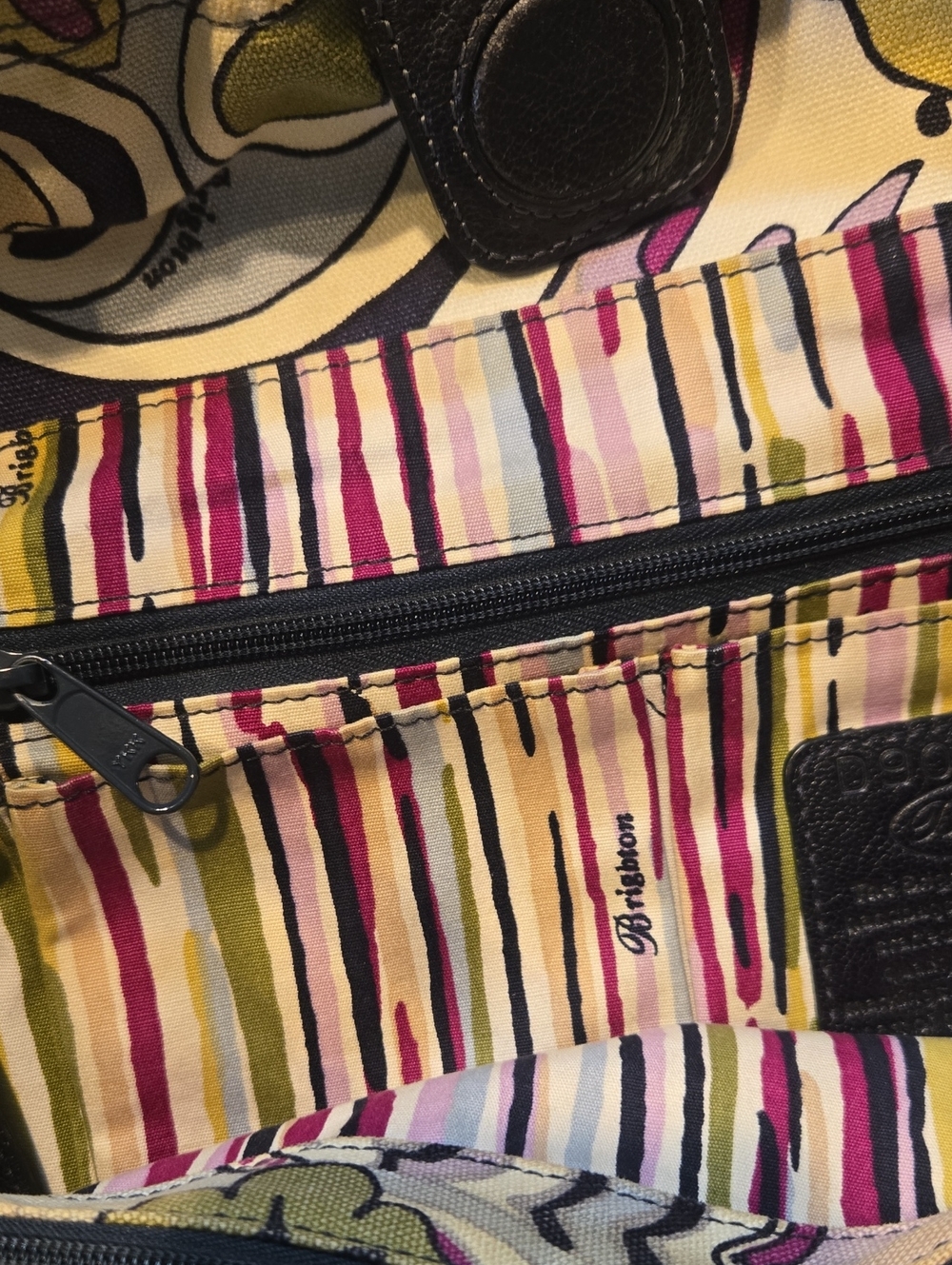Brighton Multi-Color Design Print Shoulder Bag - Picture 11 of 15